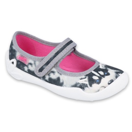 Befado children's shoes 114Y440 white grey Befado children's shoes 114Y440 white grey