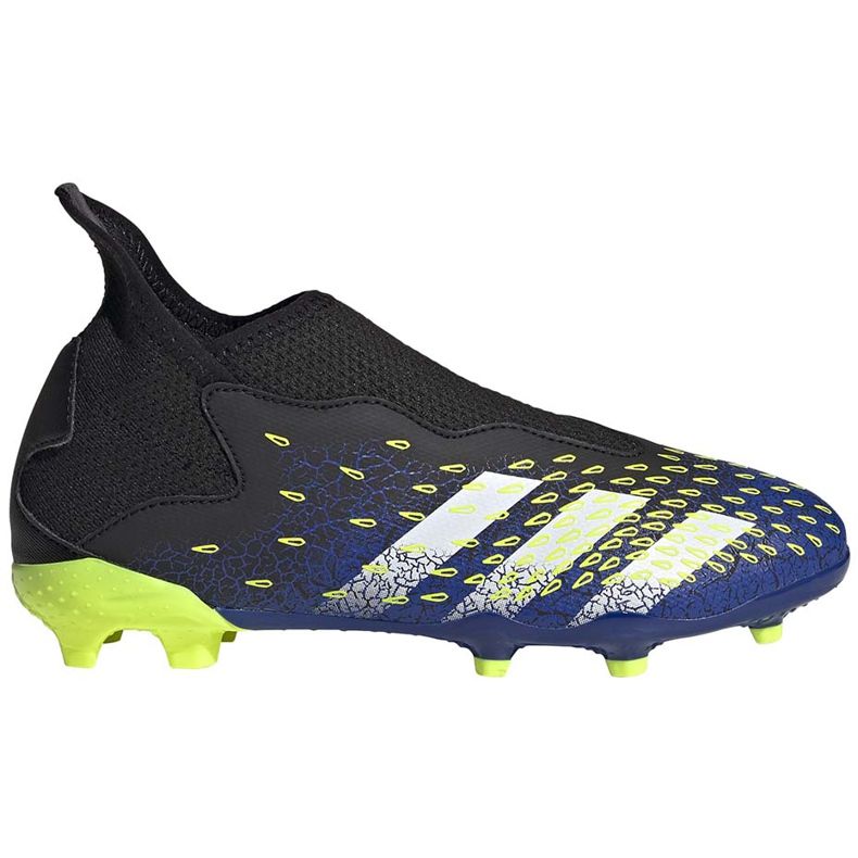 Football boots adidas Predator Freak.3 Ll Fg black-green-navy blue Junior FY0618