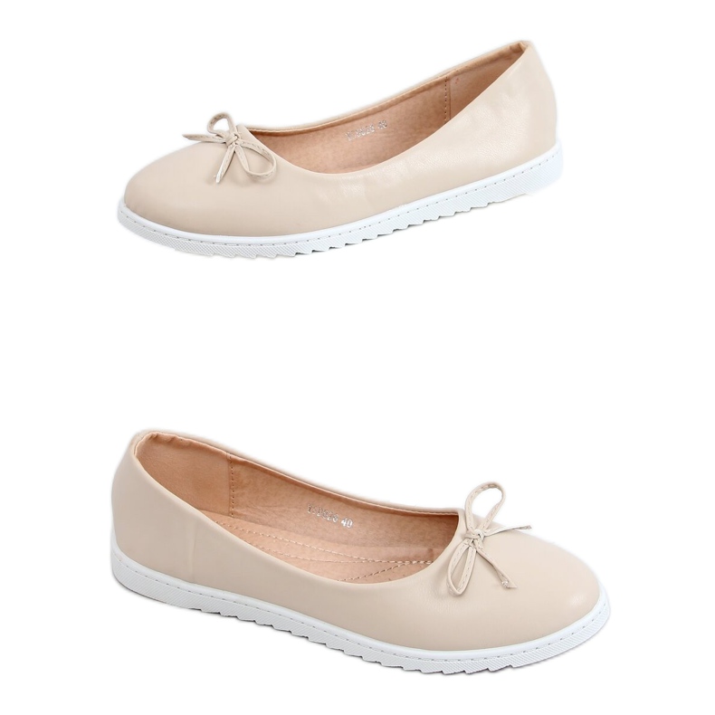 Ladies' beige ballerinas YSD826 Beige