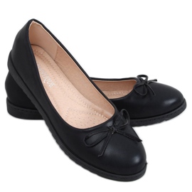 Black women's ballerinas YSD826 Black