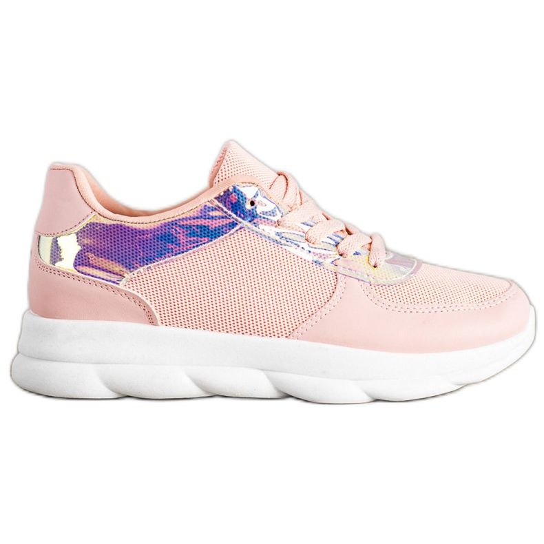 SHELOVET Classic Powder Sneakers pink