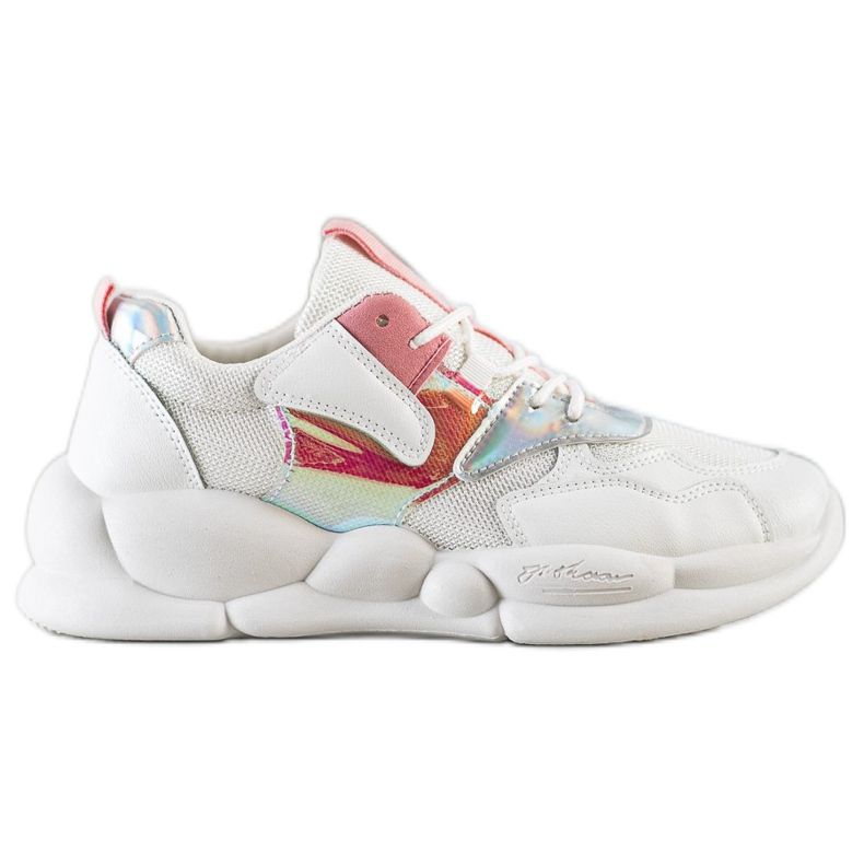 Bestelle Sneakers On The Fashion Platform white pink silver