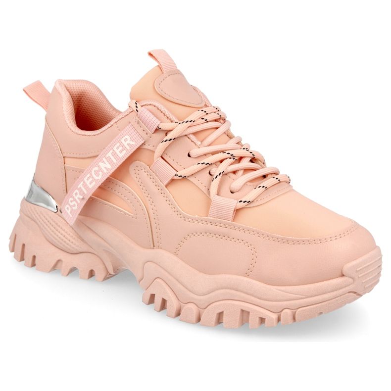 PS1 Women's Sneakers On A Massive Sole Pink Chunky