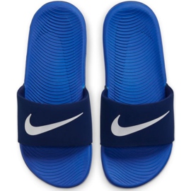 Nike Kawa Jr 819 352 404 slides white blue