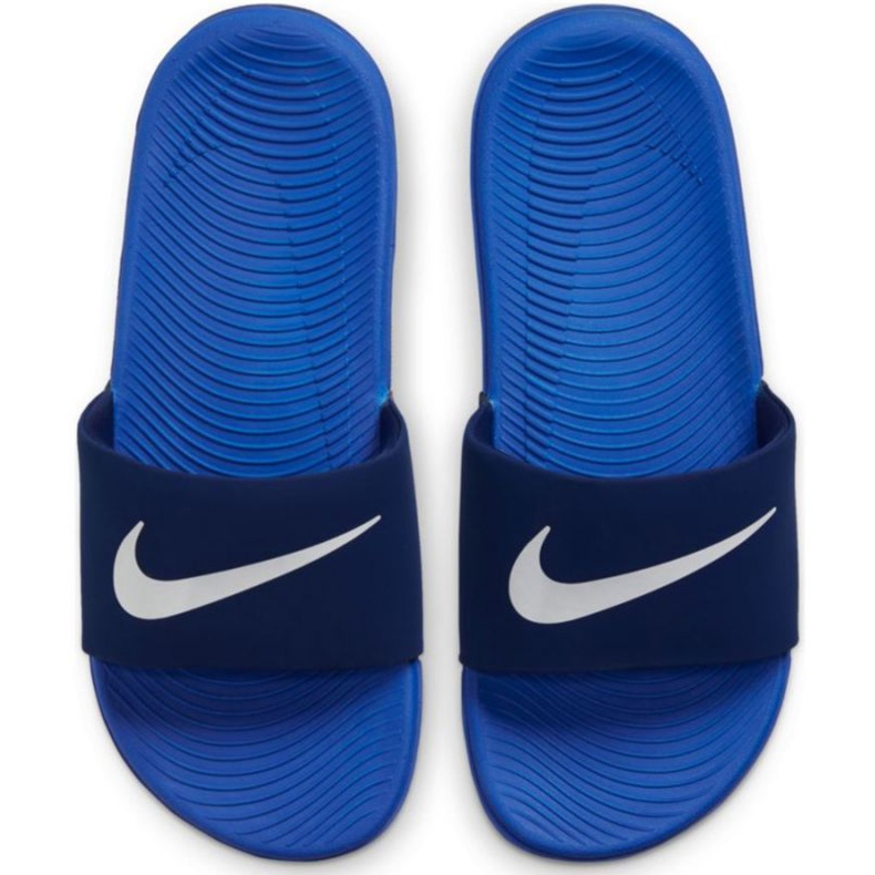 Nike Kawa Jr 819 352 404 slides white blue