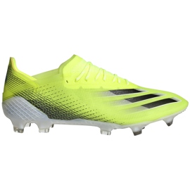 Adidas X Ghosted.1 Fg football boots yellow-black FW6898 yellow, black