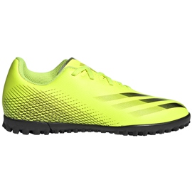 Adidas X Ghosted.4 Tf Junior football boots yellow-black FW6920