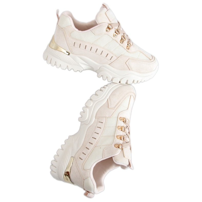 Beige sports shoes VL131P Beige Beige sports shoes VL131P Beige