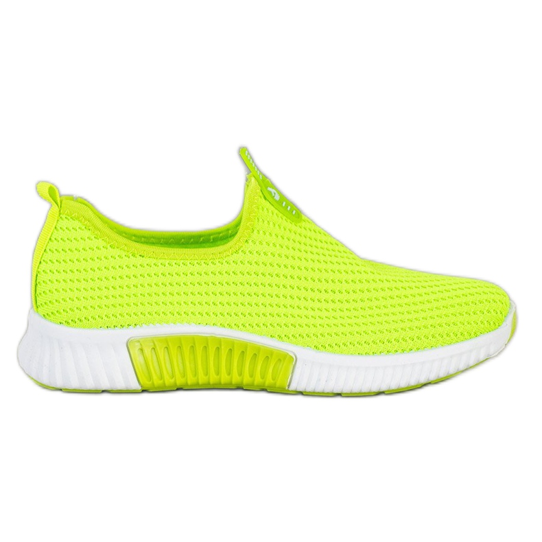 SHELOVET Comfortable Textile Sneakers green