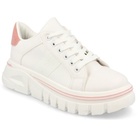PS1 Women's Sneakers On The Platform White Pink Riri PS1 Women's Sneakers On The Platform White Pink Riri