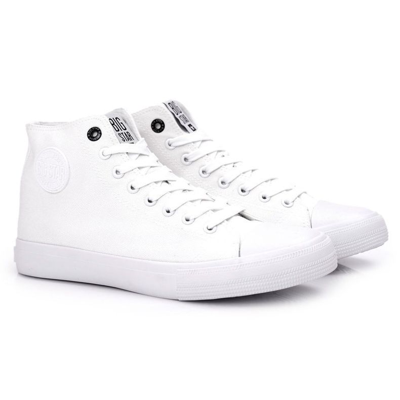 Men's Classic High-top Sneakers Big Star FF174551 White