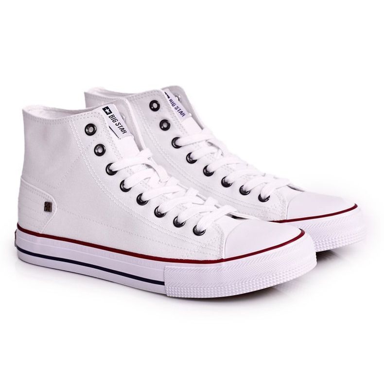 Men's Classic High-top Sneakers Big Star DD174251 White