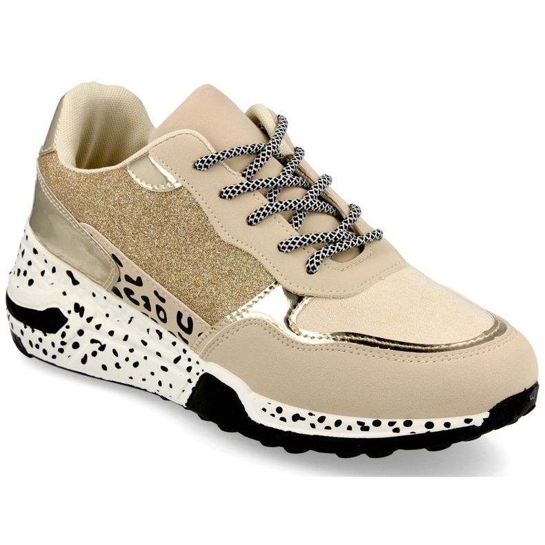 PS1 Women's Wedge Sneakers Gold Avery beige