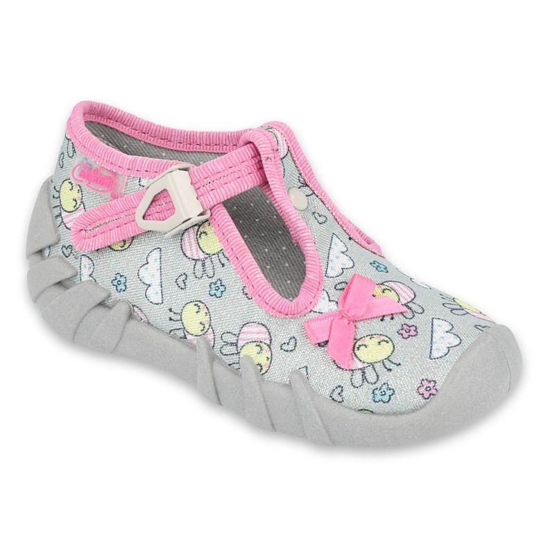 Befado children's shoes 110P412 pink grey Befado children's shoes 110P412 pink grey