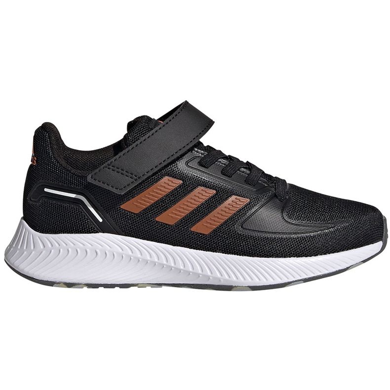 Adidas Runfalcon 2.0 children's shoes black and orange FZ0116