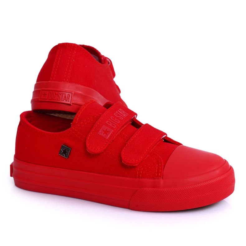 Children's Sneakers With Velcro Big Star FF374097 Red ['red']