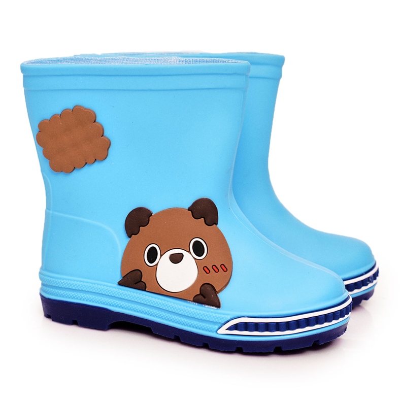 Children's Wellies With Teddy Bear Light Blue Children's Wellies With Teddy Bear Light Blue