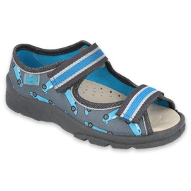 Befado children's shoes 869Y148 blue grey