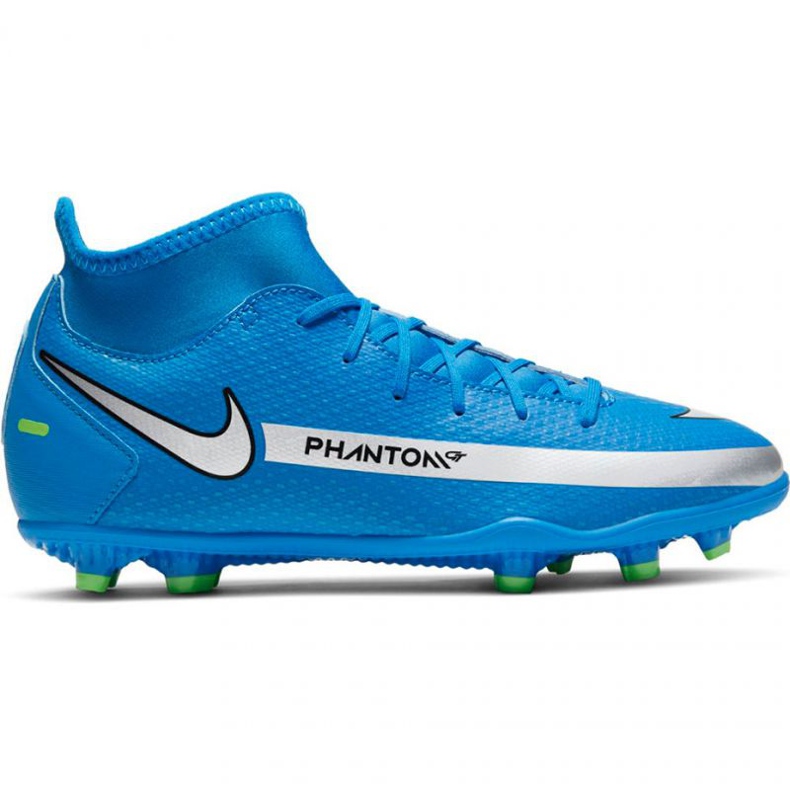 Nike Phantom Gt Club Df FG / MG Jr CW6727-400 football shoes multicolored blue