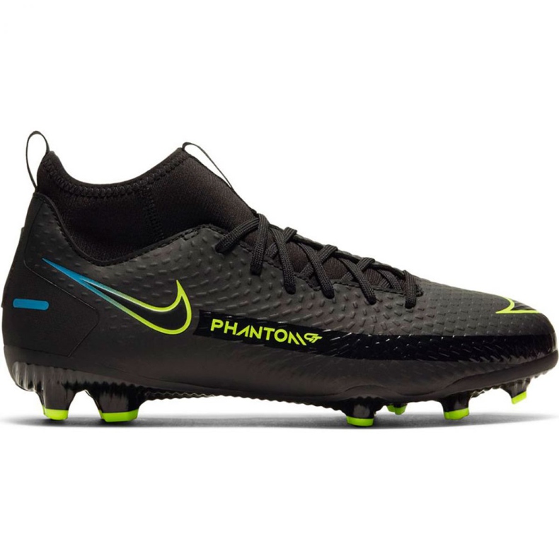 Nike Phantom Gt Academy Df FG / MG Jr CW6694-090 football shoes black black Nike Phantom Gt Academy Df FG / MG Jr CW6694-090 football shoes black black