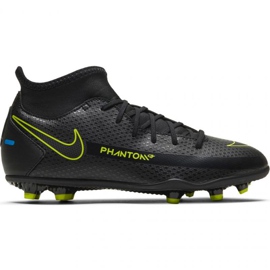 Nike Phantom Gt Club Df FG / MG Jr CW6727-090 football shoes black black Nike Phantom Gt Club Df FG / MG Jr CW6727-090 football shoes black black