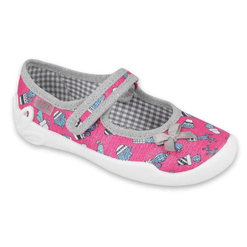 Befado children's shoes 114X436 pink grey