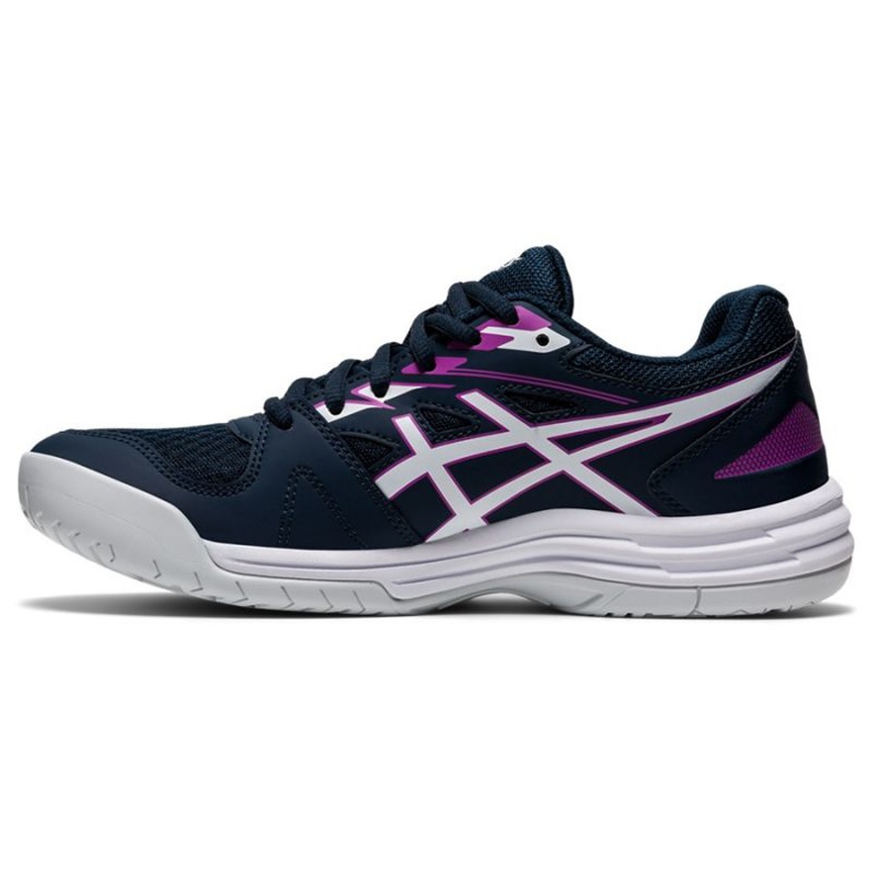 Asics Upcourt 4 W 1072A055 401 volleyball shoes black navy blue Asics Upcourt 4 W 1072A055 401 volleyball shoes black navy blue