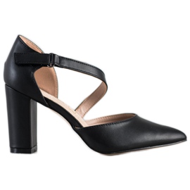 Sabatina Black Pumps With Eco Leather