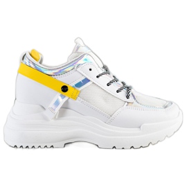 Marquiz Wedge Sneakers white