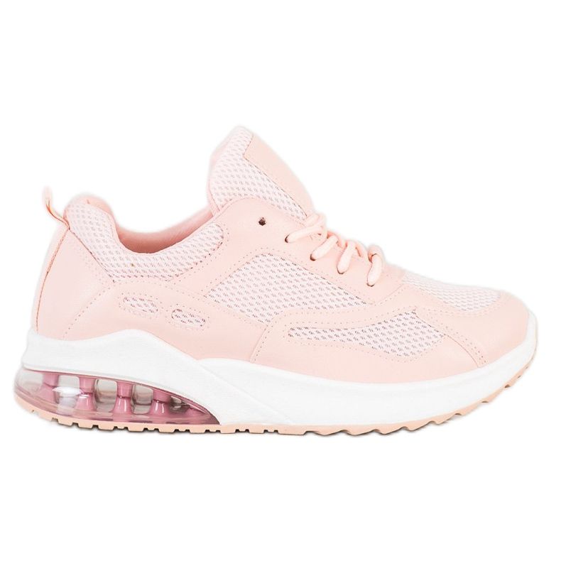 SHELOVET Powder Sneakers With Mesh pink SHELOVET Powder Sneakers With Mesh pink