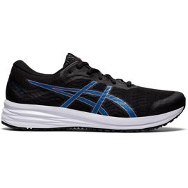Asics Patriot 12 black and blue men's running shoes 1011A823 004