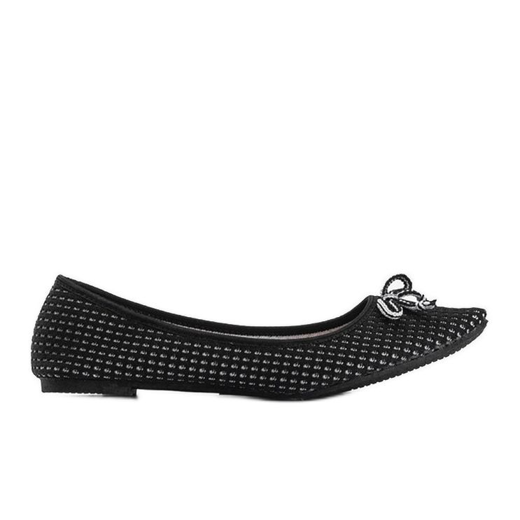 Black fabric ballerinas from Del Amor Black fabric ballerinas from Del Amor