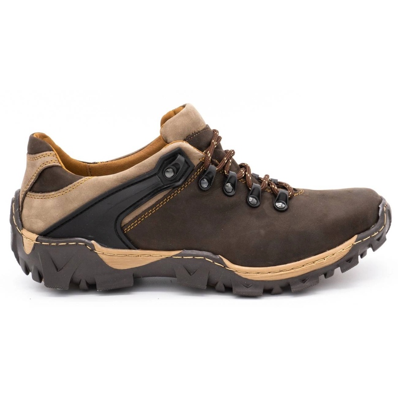 KENT Men's trekking shoes 116 dark brown