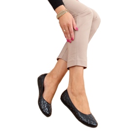 Black CD81P Black ballerinas