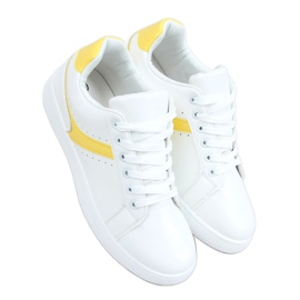 White women's sneakers 999-52 Yellow White women's sneakers 999-52 Yellow