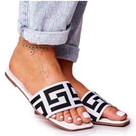 Women's Classic Slippers White Melinda black