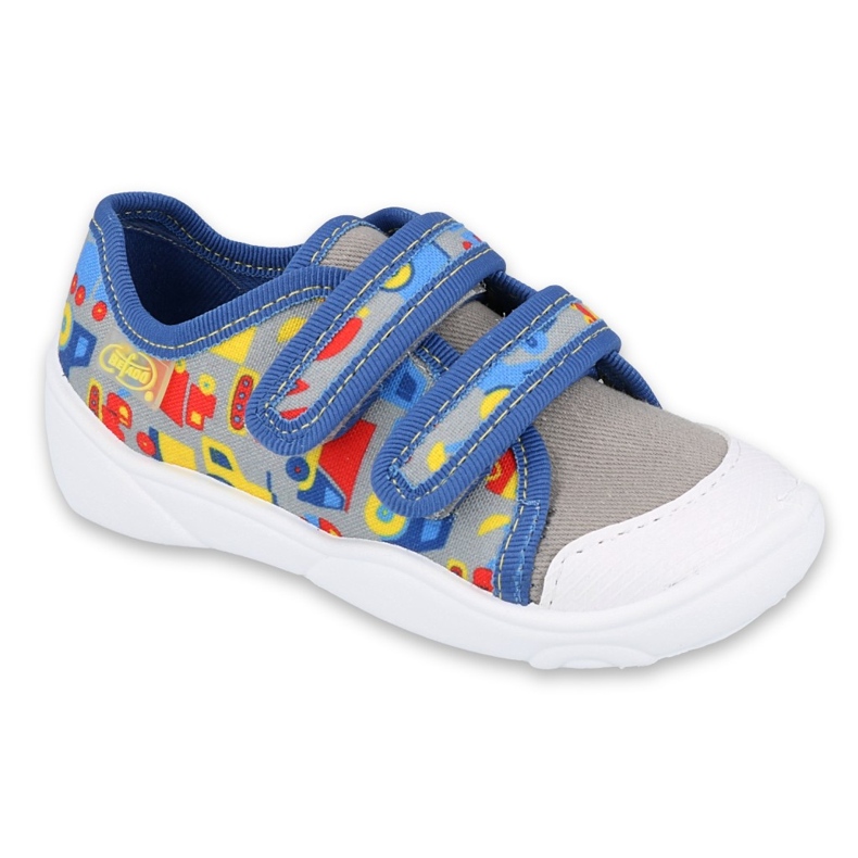 Befado children's shoes 907P128 blue grey multicolored Befado children's shoes 907P128 blue grey multicolored