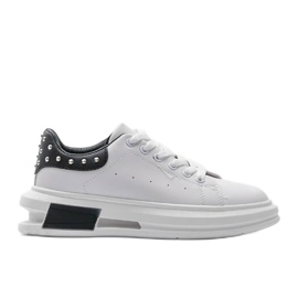 Taranto women's black and white sneakers