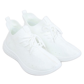 White PC01 White socks sports shoes