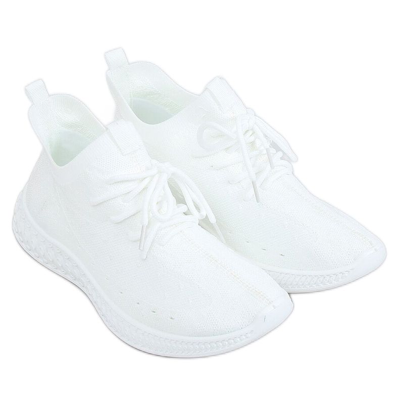 White PC01 White socks sports shoes