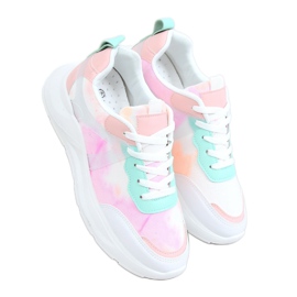 Colored 6139 Orange sports shoes multicolored