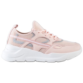 SHELOVET Casual Pink Sneakers SHELOVET Casual Pink Sneakers
