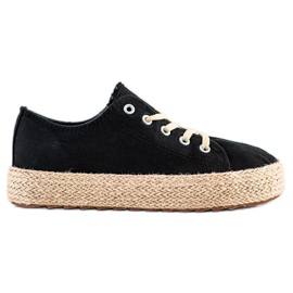 Kylie Stylish Espadrilles black