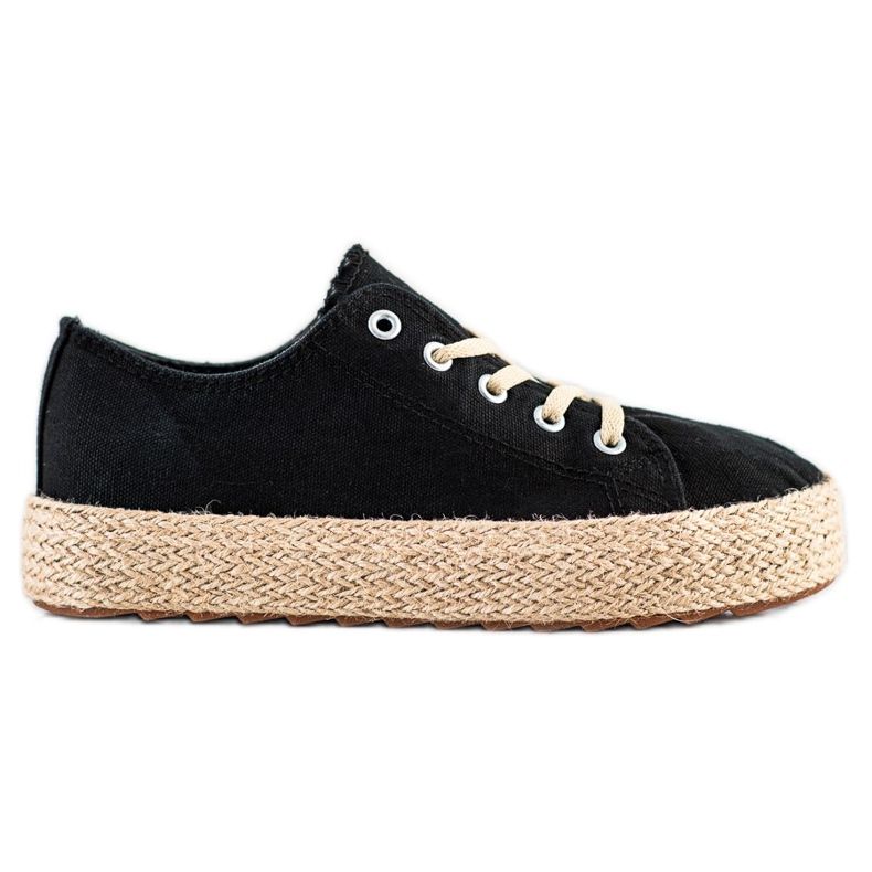 Kylie Stylish Espadrilles black
