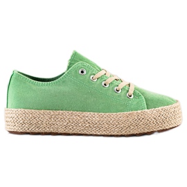 Kylie Stylish Espadrilles green