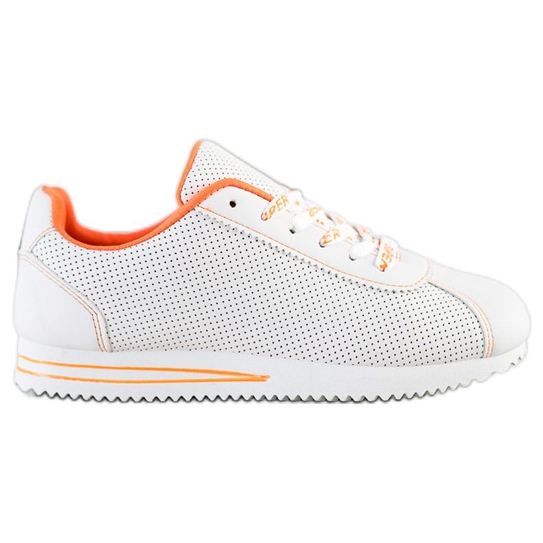 SHELOVET Openwork Sneakers Super white