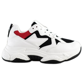 Fashion Comfortable Sneakers white multicolored