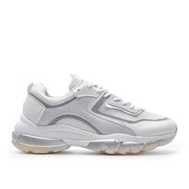White sports sneakers 9796