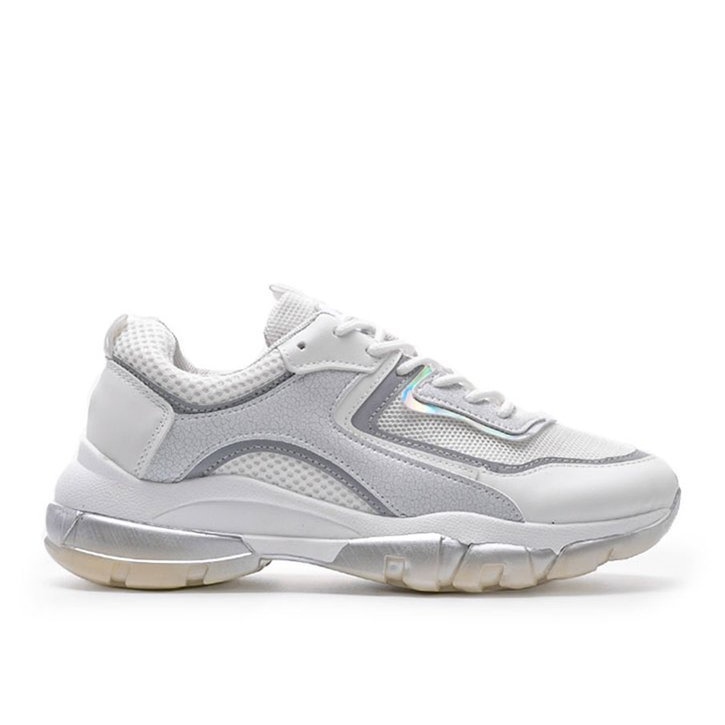 White sports sneakers 9796