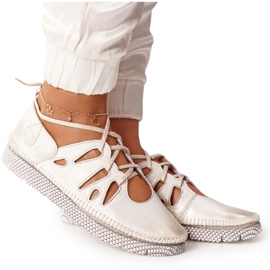 Women's Leather Shoes Maciejka Beige-Gold 04449-25 golden Women's Leather Shoes Maciejka Beige-Gold 04449-25 golden